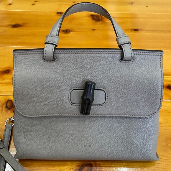 Gucci Handbags - Gucci Women's Grey Top Handle Bag
